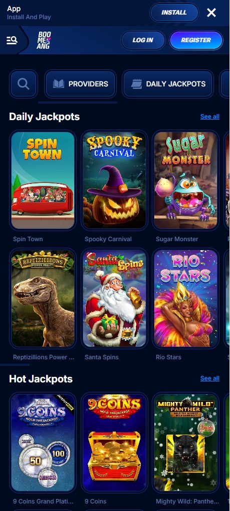 Boomerang No Deposit Bonus represented by stacks of cash
